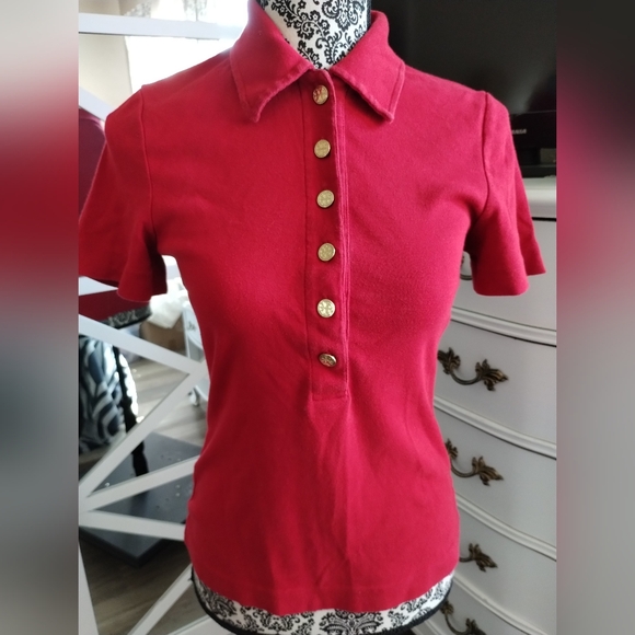 Tory Burch Red Polo - Picture 4 of 16